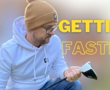 Is my golf swing getting faster?