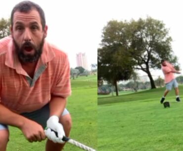 Adam Sandler Brings Back The Happy Gilmore Swing After 25 Years