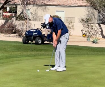 Steve Stricker putting practice Waste Management Open | Golf Rabble