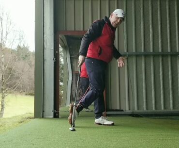 Pivot check with alignment stick #golf #trick