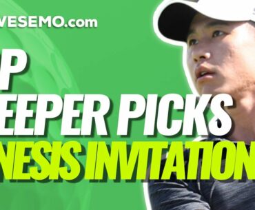 2021 GENESIS INVITATIONAL TOP-5 DFS SLEEPERS | DraftKings & FanDuel Golf Low-Owned Plays