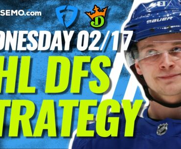 NHL DFS PICKS: DRAFTKINGS & FANDUEL DAILY FANTASY HOCKEY STRATEGY | TODAY WEDNESDAY 2/17