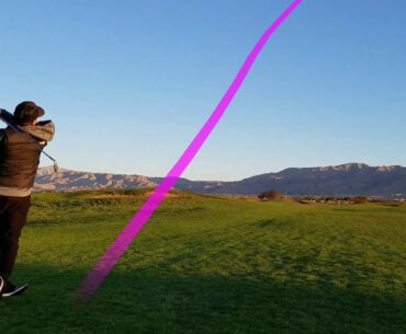 Shot Tracers Front 9 with Bro @ Desert Dunes