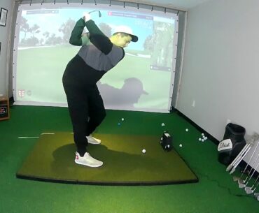 Random club on a simulator!