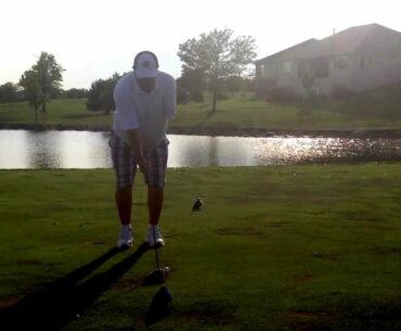 Amputee golfer Dick Krapfl