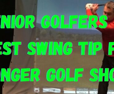 SENIOR GOLFERS - BEST SWING TIP FOR LONGER GOLF SHOTS