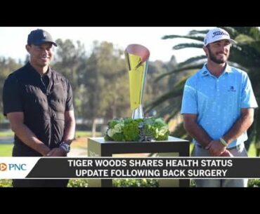 Tiger Woods Shares Health Status Update Following Back Surgery