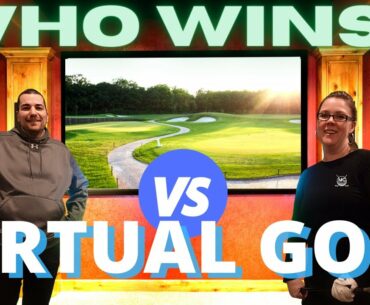 MenezesGolf VS Virtual Golf | 7 hole Stroke Play | WHO WINS?