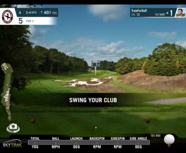 Golf Course Simulator Vlog 1 | Bethpage Black - Front 9 - Red Tees