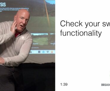Checking Functionality in your Golf Swing