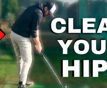 HOW TO CLEAR THE HIPS IN THE DOWNSWING - SIMPLE PROCESS THAT GETS RESULTS
