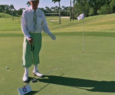 Dr. Gary Wiren Uses 5Dudes Golf Putting Gate System