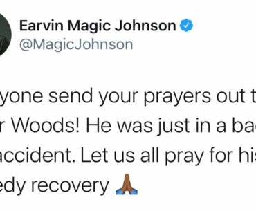 Athletes React to Tiger Woods Accident