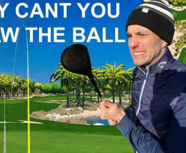 WHY YOU CAN NOT HIT A DRAW WITH YOUR DRIVER SIMPLE GOLF TIPS