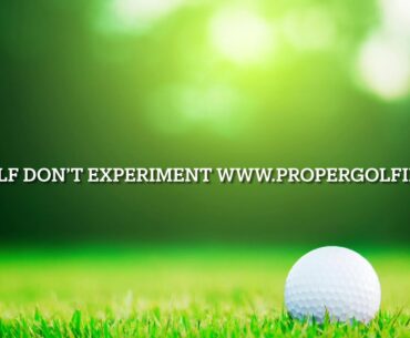 COULD THIS ACTUALLY WORK? JULIAN MELLOR Propergolfing.com