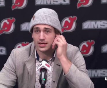 Miles Wood looks ahead to the Bruins tonight