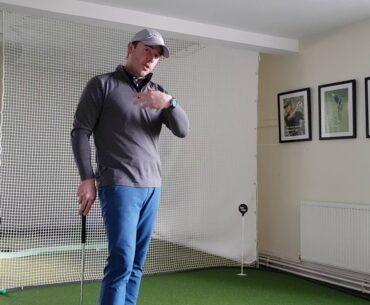 SR Golf - Putting drill - distance control under pressure.