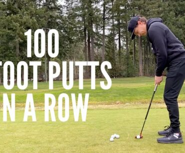 I Try Phil Mickelson's Drill: 100 Three Foot Putts In A Row!!