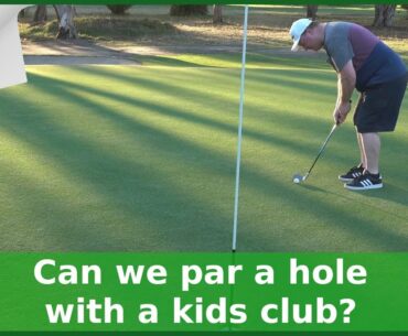 Can we score a par with a kids golf club?