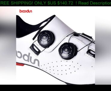 Professional Road cycling shoes Leather Carbon Fiber ultralight Self-Locking Shoes racing road bike