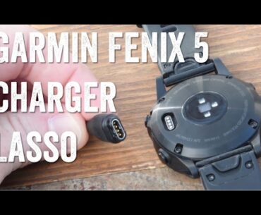 Garmin Fenix 5 Charger: Making a lasso!