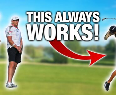 The Easiest Way To DRAW And FADE Your Golf Shots With Sierra Brooks! | ME AND MY GOLF