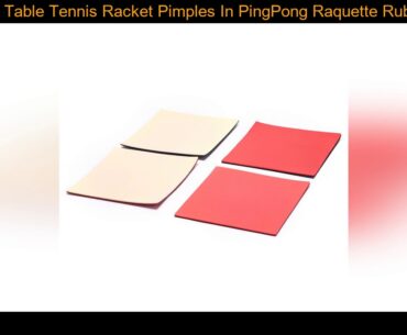 1 or 2Pcs Table Tennis Racket Pimples In PingPong Raquette Rubber Sponge Red/Black High Quality 2.2