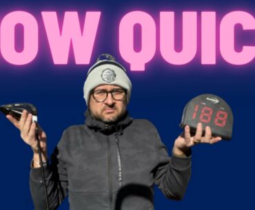 So how quick is my golf swing?