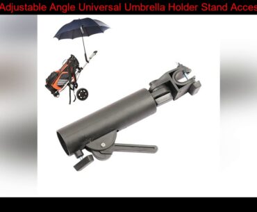 Durable Adjustable Angle Universal Umbrella Holder Stand Accessory For Golf Cart Outdoor Sports Acc