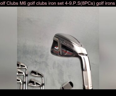 NEW Golf Clubs M6 golf clubs iron set 4-9.P.S(8PCs) golf irons Graphite or steel Shaft With Head co