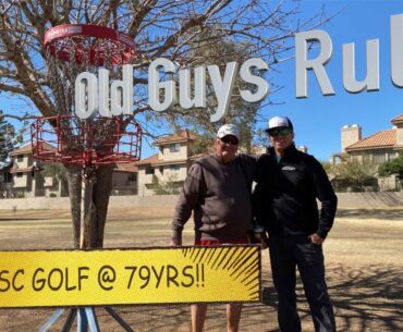 Old Guys Rule!  79 year old disc golfer