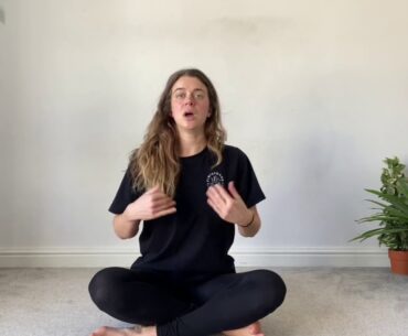 Sitting Floor Elbow Curls | Posture Ellie