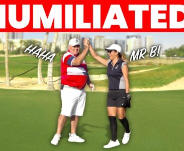 HE GOT DESTROYED ON THE GOLF COURSE !