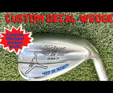 Custom Jordan wedge- easy DIY