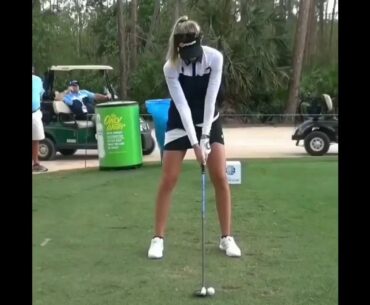 Nelly Korda slow motion golf swing. #ladiesgolf #bestgolf #alloverthegolf #subforgolf #golfswing