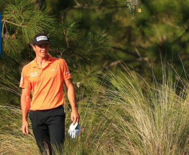 Viktor Hovland makes difficult up-and-down for birdie at WGC-Workday