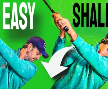 How To Shallow The Club EASILY and NATURALLY For More Power And Consistency