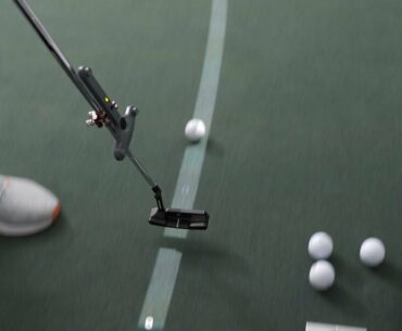 Training in the SAM PuttStudio - Break putt analysis
