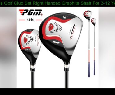 PGM Kids Golf Club Set Right Handed Graphite Shaft For 3-12 Years Old Boy Beginners