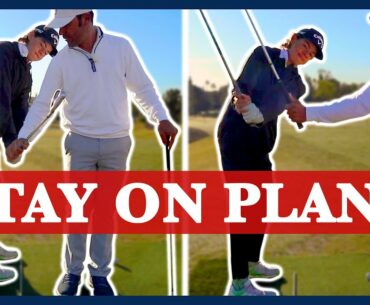 Golf Backswing Takeaway - How To Stay On Plane?