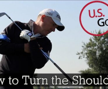 How to Make a Proper Shoulder Turn in Your Golf Swing (Golf Backswing and Downswing)
