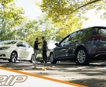 Reichweiten-Duell Elektro vs. Diesel | Nissan Leaf vs. VW Golf 1.6 TDI  | GRIP