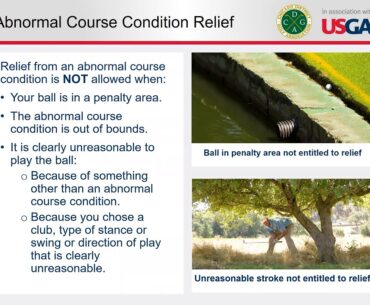 2021 Rules of Golf Workshop - Section 3 - Rules 15-16