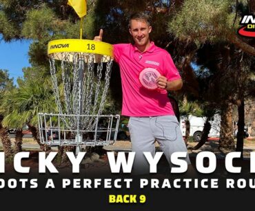 Ricky Wysocki Shoots a PERFECT Practice Round | 2021 LAS VEGAS CHALLENGE | BACK 9