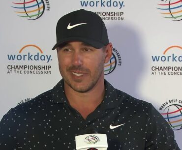 Brooks Koepka Thursday Flash Interview 2021 WGC Workday Championship at The Concession - Round 1