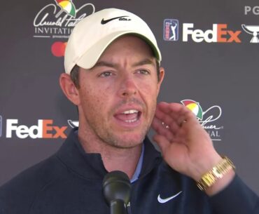 Rory McIlroy: Thursday Flash Interview English 2021 Arnold Palmer Invitational