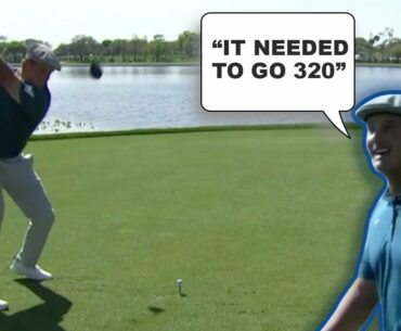 Bryson DeChambeau MONSTER Drive at the Arnold Palmer Invitational | + Talk with Jordan Spieth