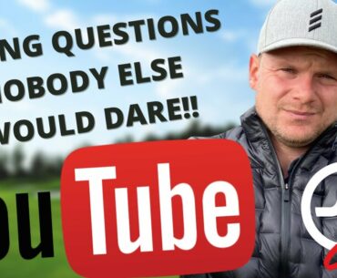 ASKING JAMES ROBINSON GOLF THE QUESTIONS NOBODY ELSE WOULD DARE!!