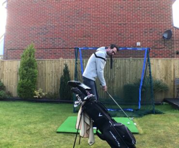 Use your golf bag to get your swing on plane