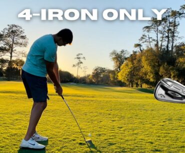 I GOT UP-AND-DOWN FROM A BUNKER WITH JUST A 4-IRON (4-IRON CHALLENGE)